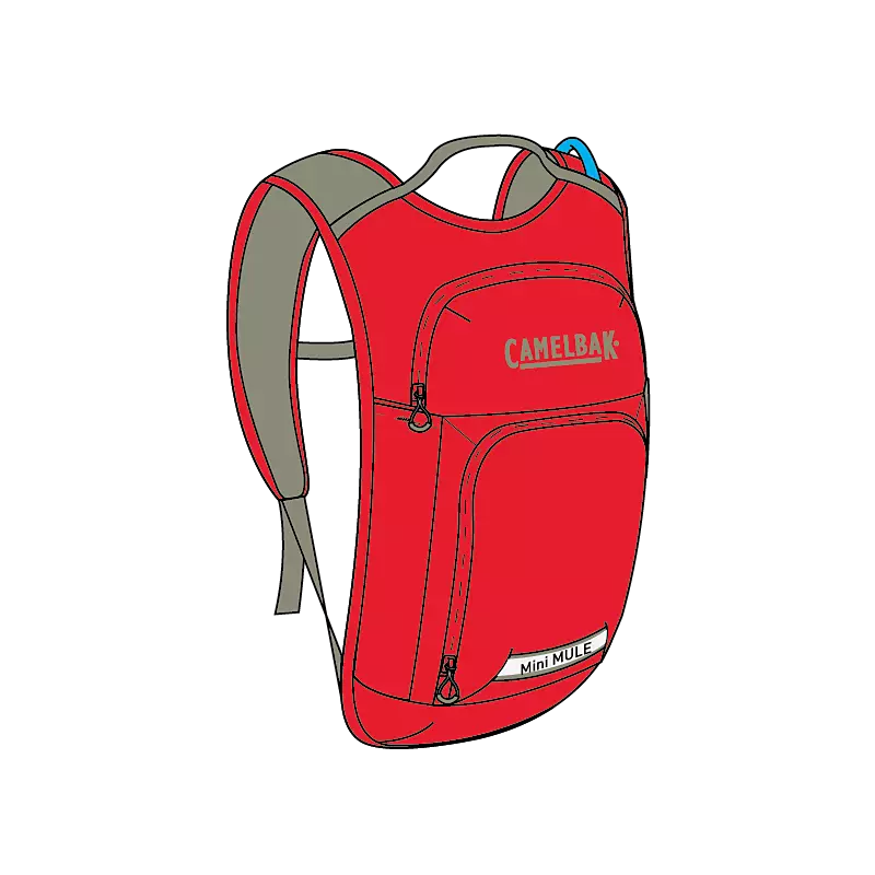 Sac d'hydratation pour enfants Camelbak Kids Mini M.U.L.E. 5L avec réservoir Crux 1,5L