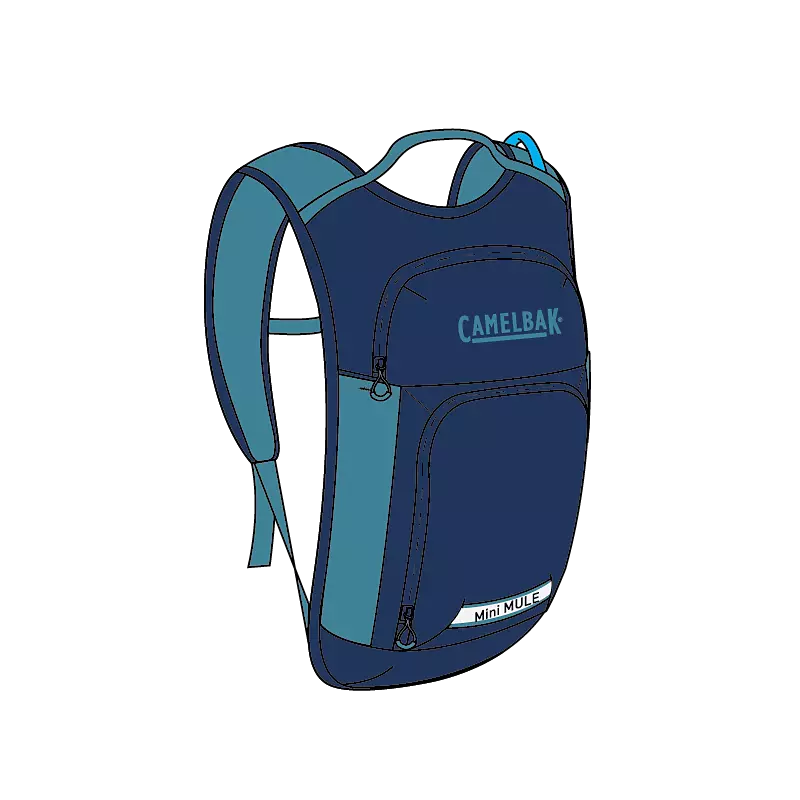 Sac d'hydratation pour enfants Camelbak Kids Mini M.U.L.E. 5L avec réservoir Crux 1,5L