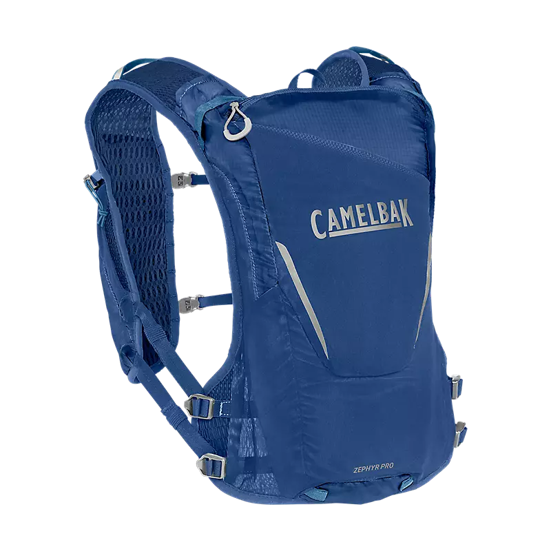 Chaleco Camelbak Zephyr Pro con dos frascos Quick Stow de 17 oz