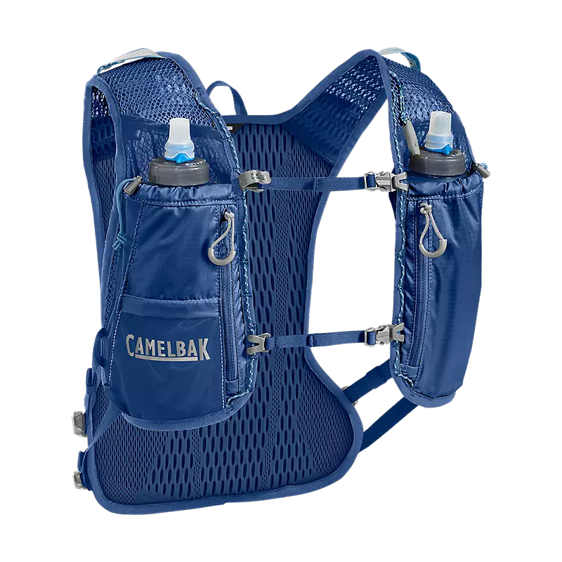 Chaleco Camelbak Zephyr Pro con dos frascos Quick Stow de 17 oz