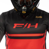 Fasthouse Elrod React Jersey -  Racing Red/Black