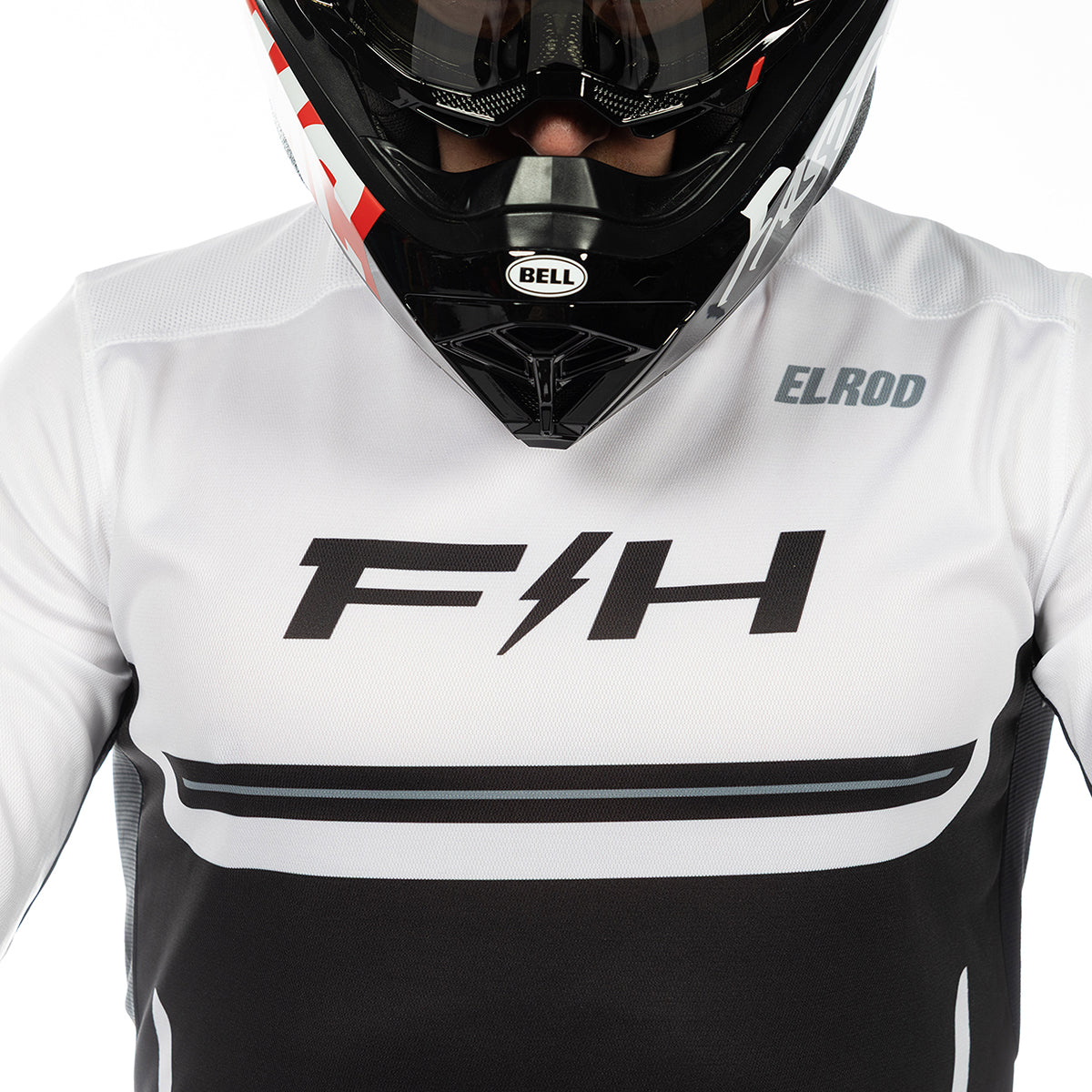 Fasthouse Elrod React Jersey -  White/Black