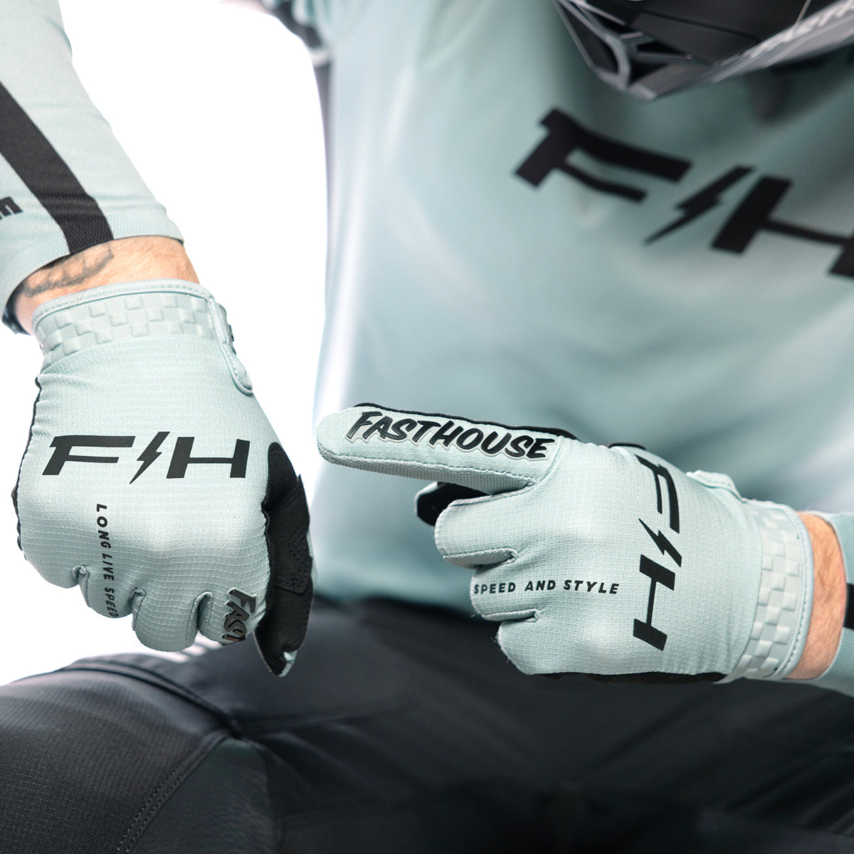 Fasthouse Elrod Nitro Glove - Oceanic Mint