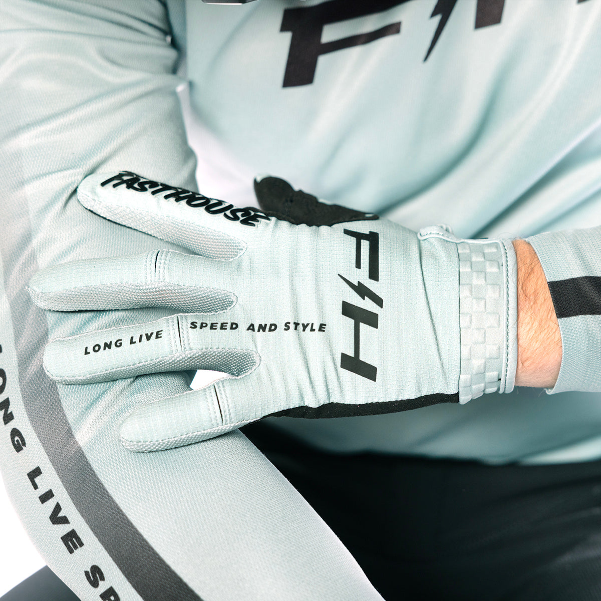 Fasthouse Elrod Nitro Glove - Oceanic Mint