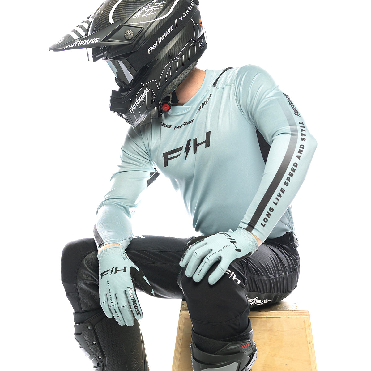 Fasthouse Elrod Nitro Jersey - Oceanic Mint