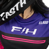 Maglia da donna Fasthouse Elrod React - Fucsia Elettrico/Viola FH