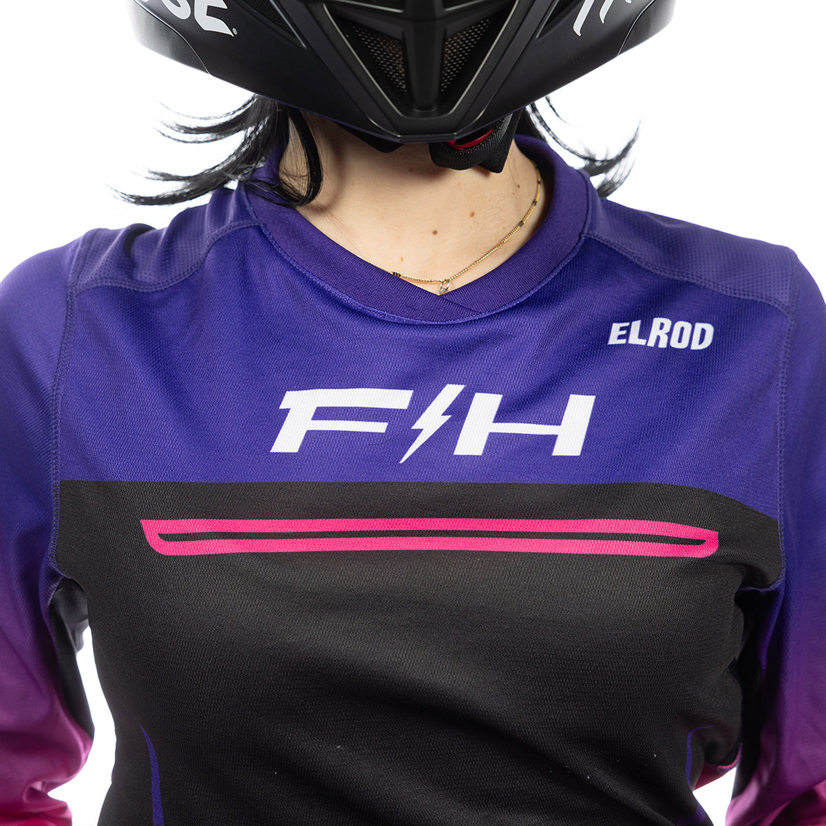Maglia da donna Fasthouse Elrod React - Fucsia Elettrico/Viola FH