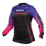 Maglia da donna Fasthouse Elrod React - Fucsia Elettrico/Viola FH