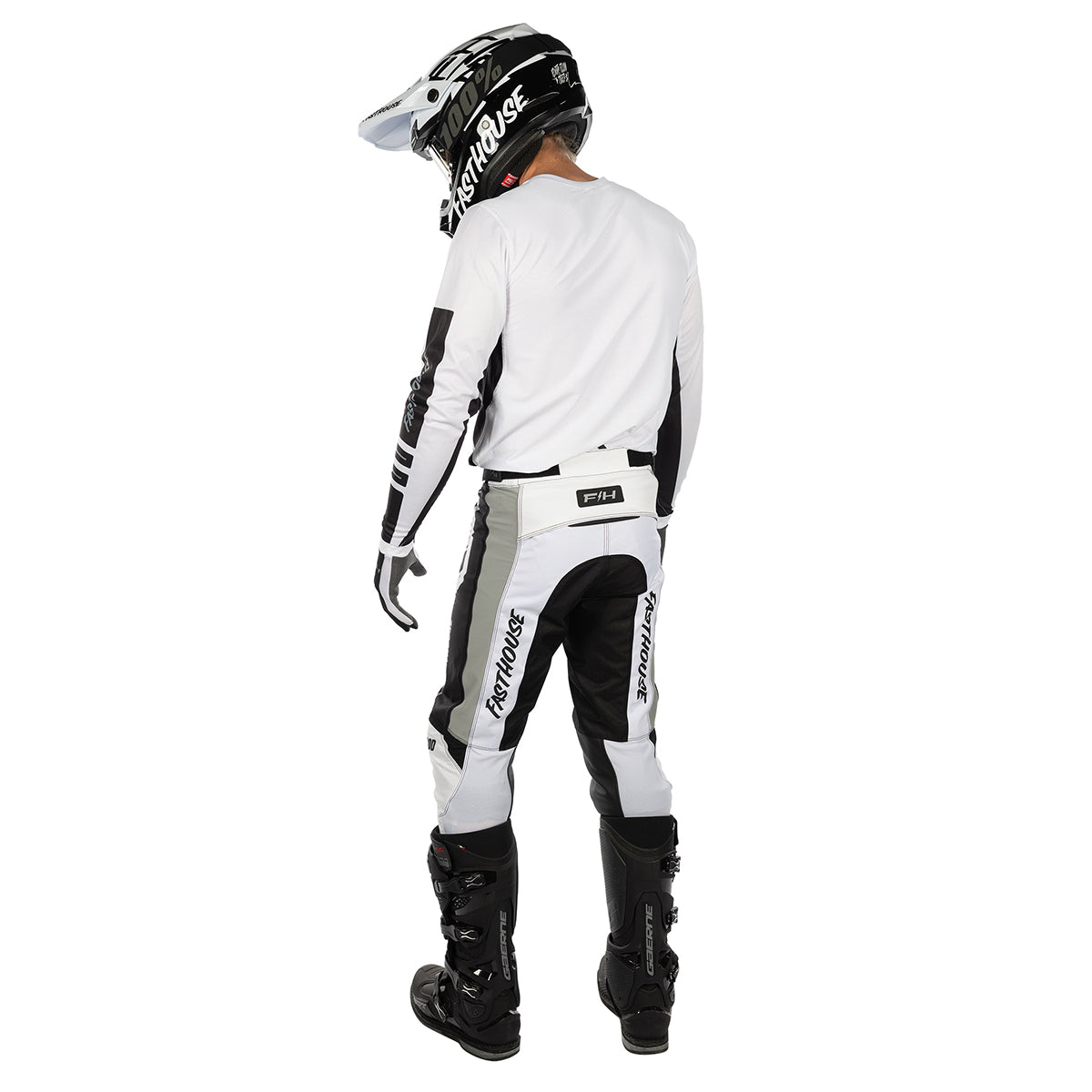 Fasthouse Elrod React Pant - White/Black
