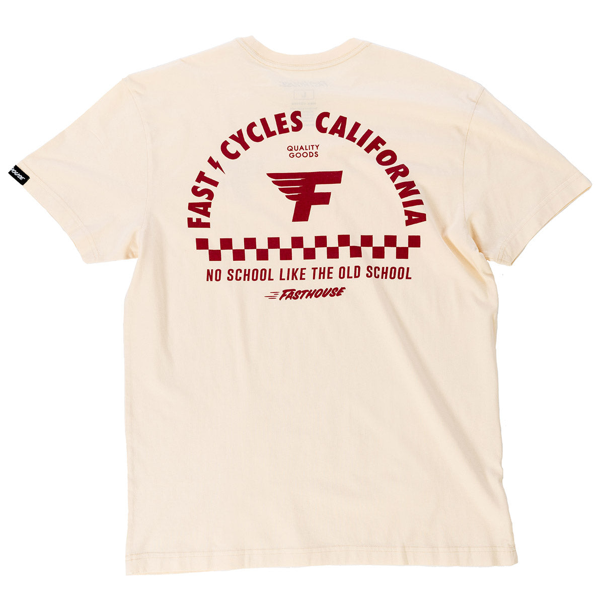 Fasthouse Fast Cycles T-Shirt – Naturfarben