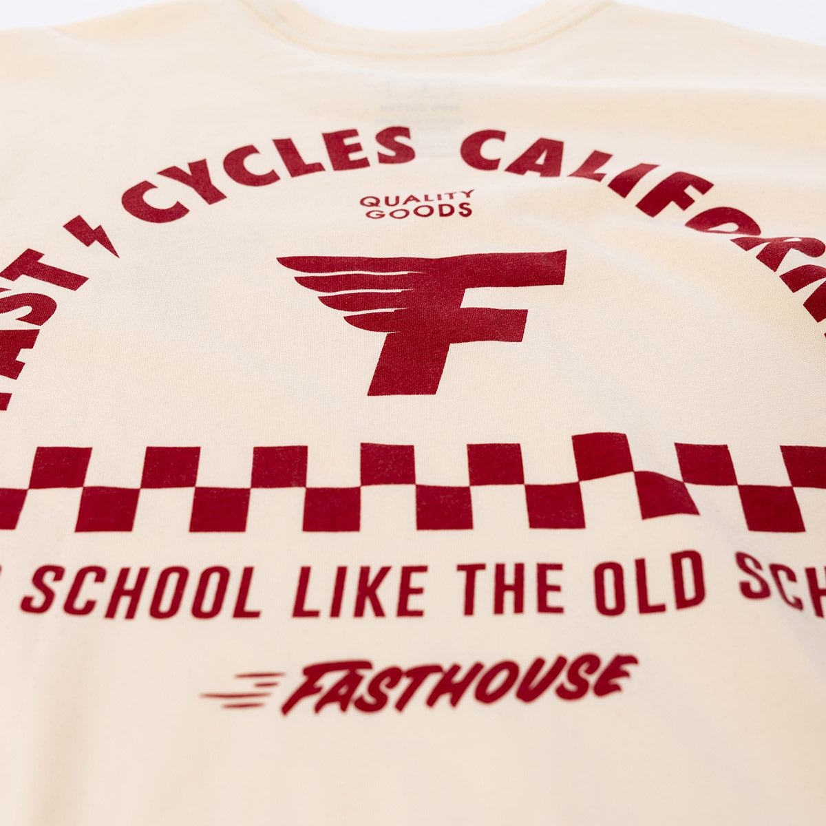 Fasthouse Fast Cycles T-Shirt – Naturfarben