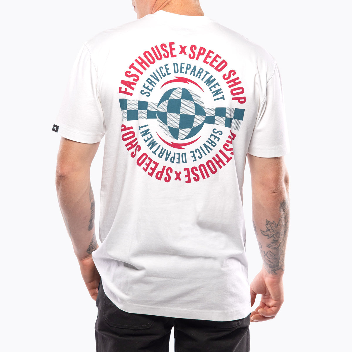 T-shirt Fasthouse Finch - Bianco