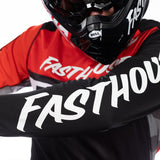 Fasthouse Grindhouse Atomic Trikot – Racing Rot/Schwarz