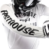 Maglia Fasthouse Grindhouse Club a raffreddamento ad aria - Bianco/Nuvola