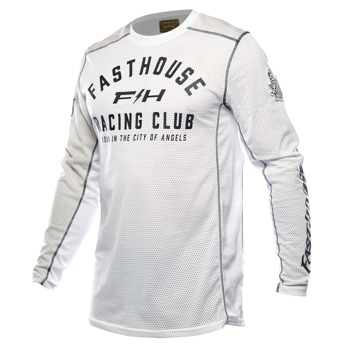 Maglia Fasthouse Grindhouse Club a raffreddamento ad aria - Bianco/Nuvola