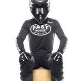 Maillot Fasthouse Grindhouse Ramble à refroidissement par air - Noir/Gris