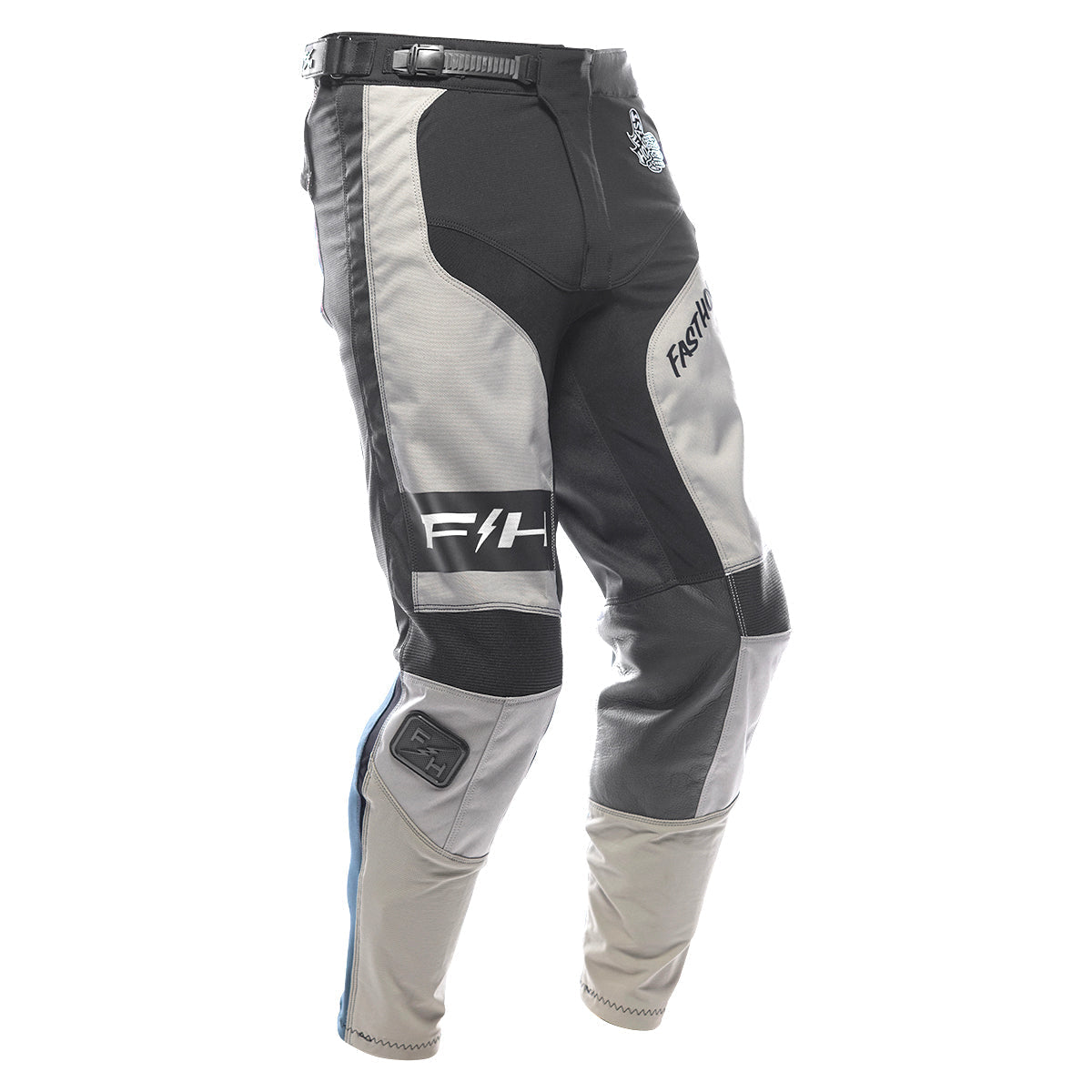 Fasthouse Grindhouse Club Broek - Lichtgrijs/Zwart/Teal