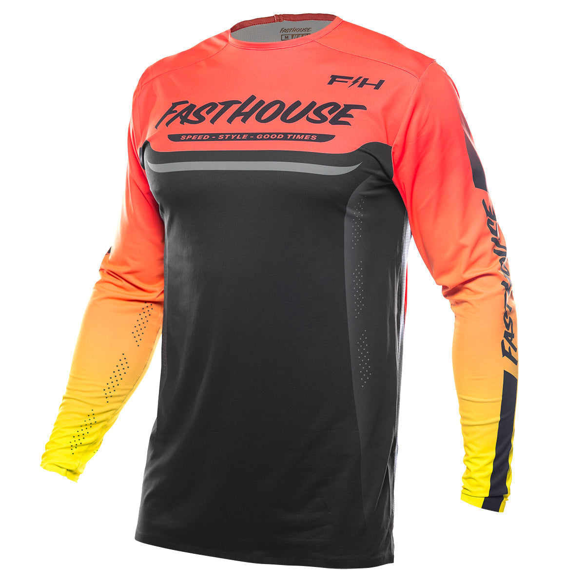 Fasthouse Helix Circuit Trikot – Hyper Coral/Schwarz