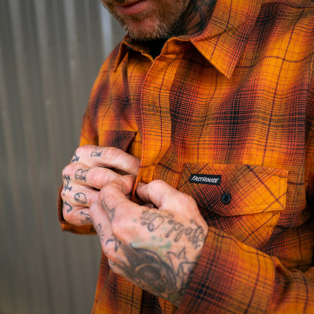 Fasthouse Saturday Night Special Flanell - Vintage Gold