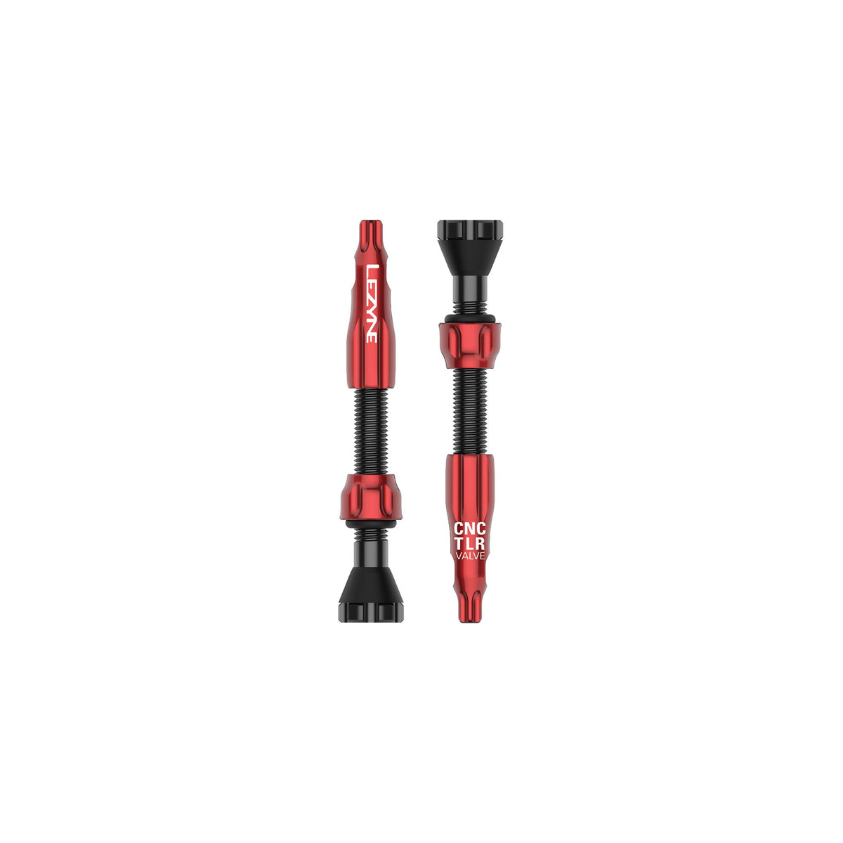 Lezyne - CNC-TLR-Ventile (Paar) 44mm - Rot