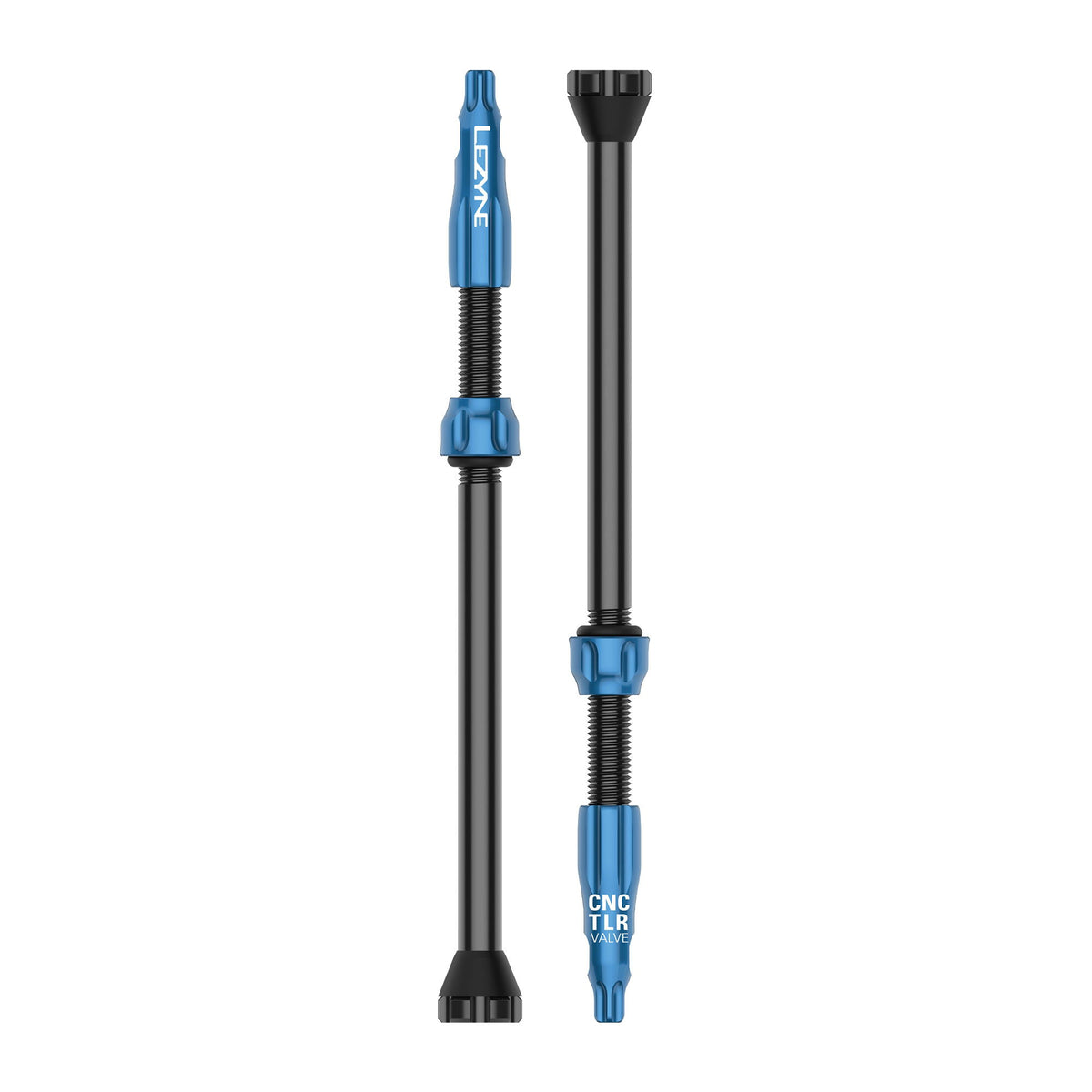 Lezyne - Válvulas CNC TLR (par) 80mm - Azul