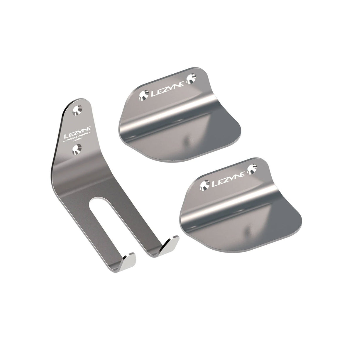 Lezyne - Pedalhaken aus Edelstahl - Silber