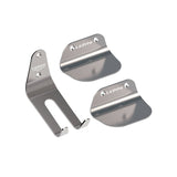 Lezyne - Pedalhaken aus Edelstahl - Silber