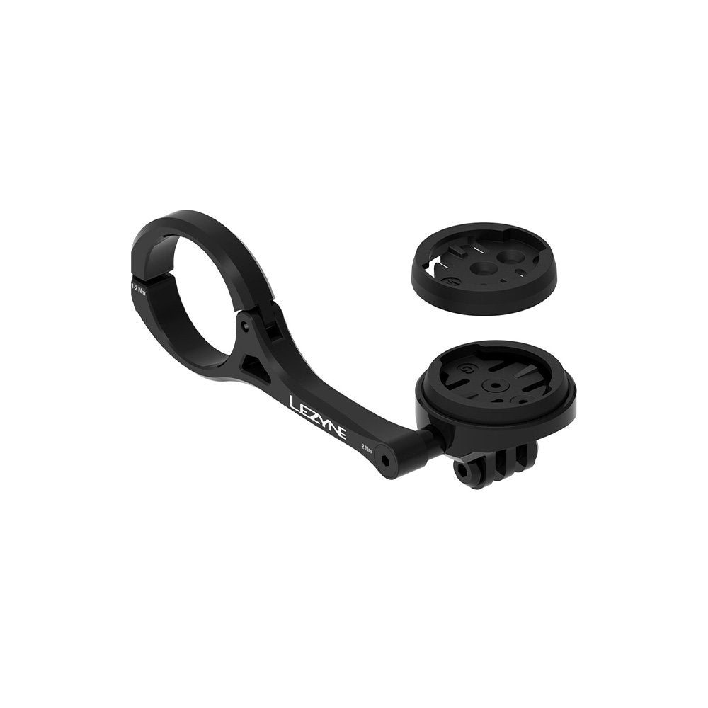 Lezyne - Soporte delantero para GPS Garmin/Wahoo con Gopro