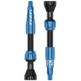 Lezyne - Válvulas CNC TLR (par) 80mm - Azul