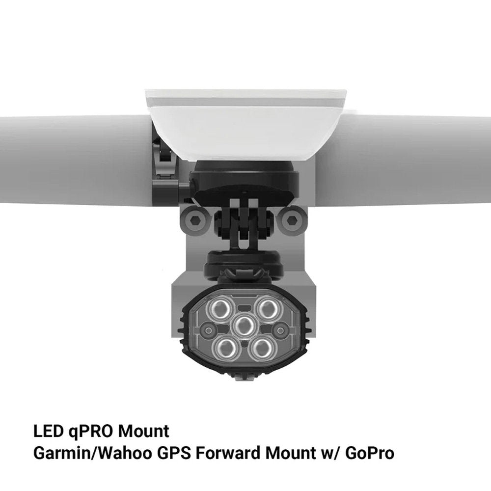 Lezyne - Soporte delantero para GPS Garmin/Wahoo con Gopro