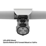 Lezyne - Soporte delantero para GPS Garmin/Wahoo con Gopro