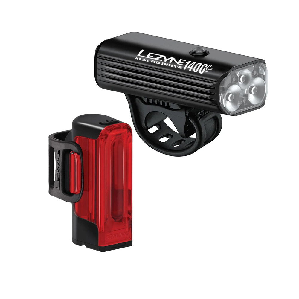 Lezyne - Macro Drive 1400+ /  Strip Drive Pro 400+ par