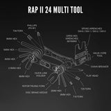 Lezyne - Rap ii 24 - Black