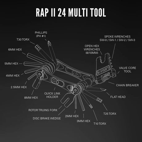 Lezyne - Rap ii 24 - Black
