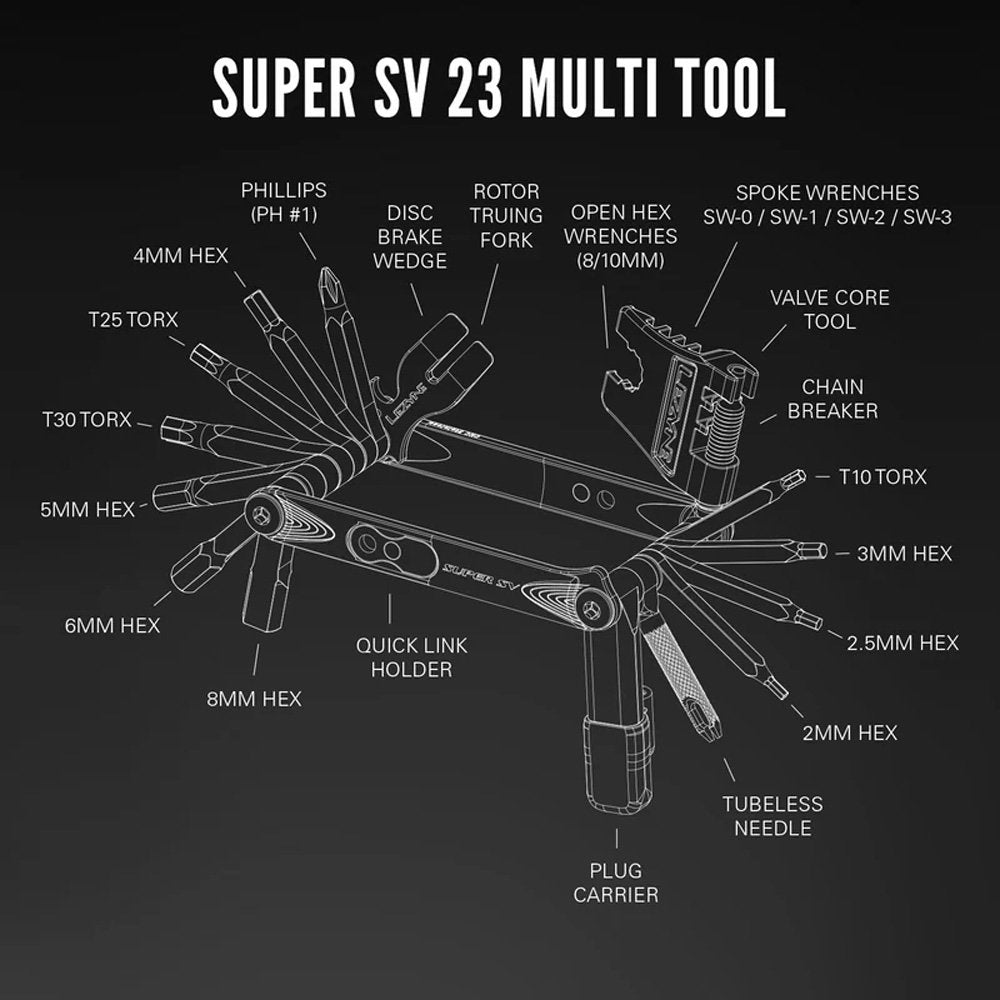 Lezyne - Super V23 - Black