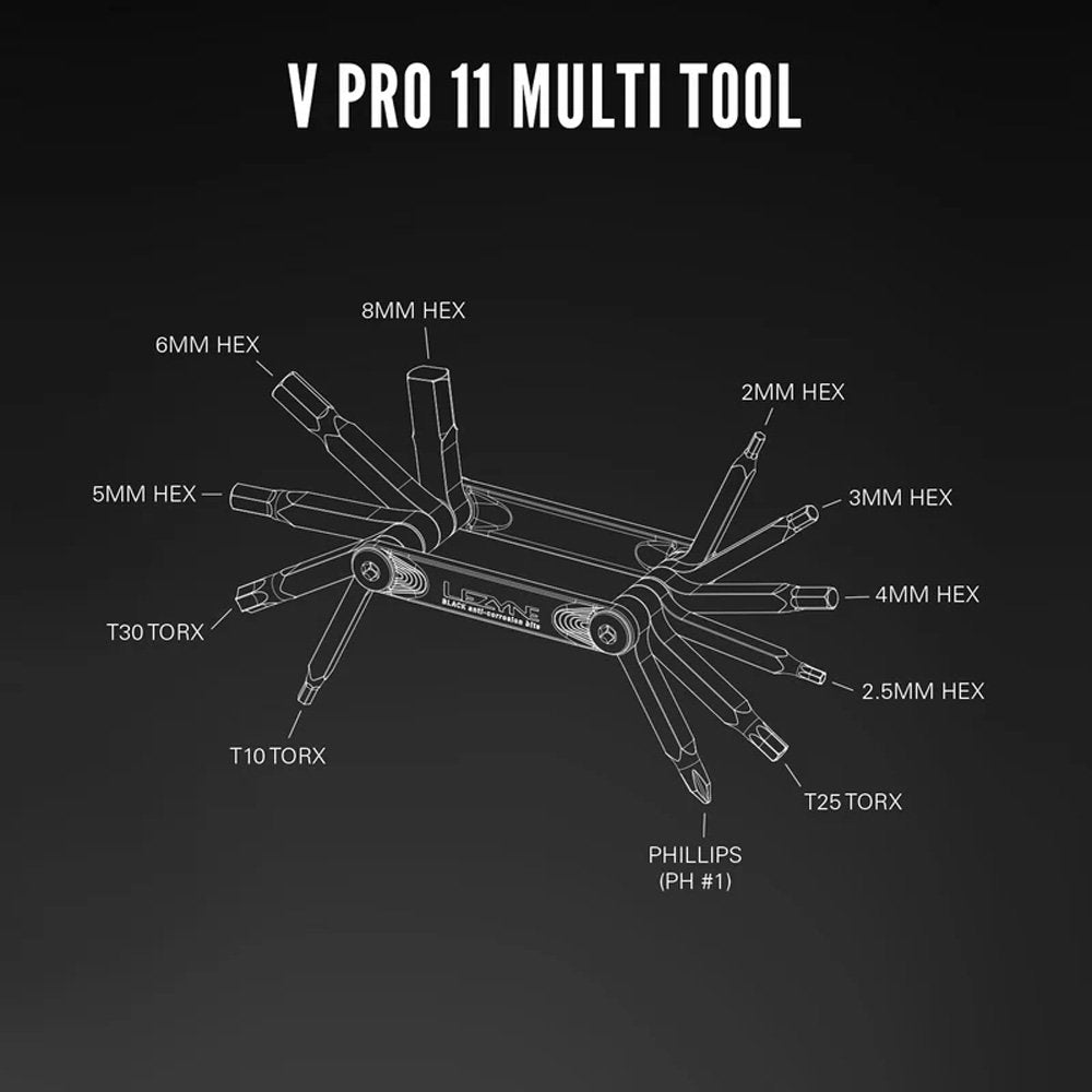 Lezyne - V Pro 11 - Zwart