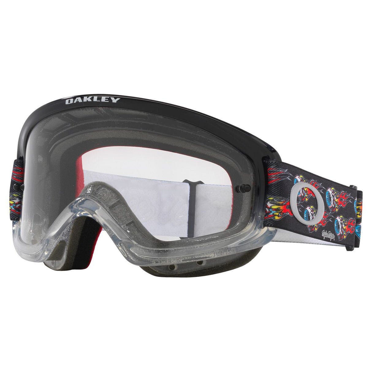 Oakley O Frame 2.0 Pro XS Youth TLD Collection MX Goggle (Eyeballs) Clear Lens