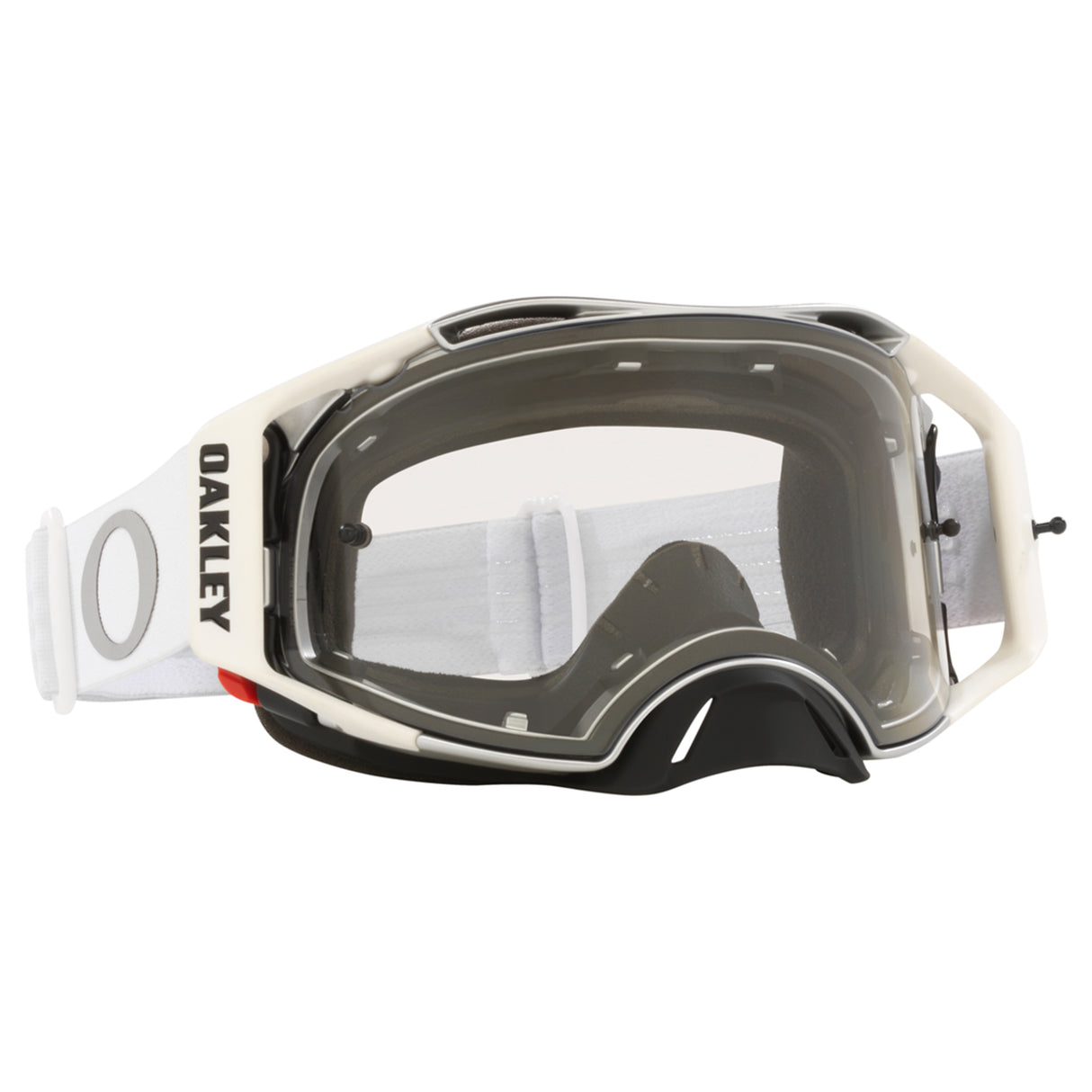 Oakley Airbrake MX Goggle (Tuff Blocks White) Clear Lens
