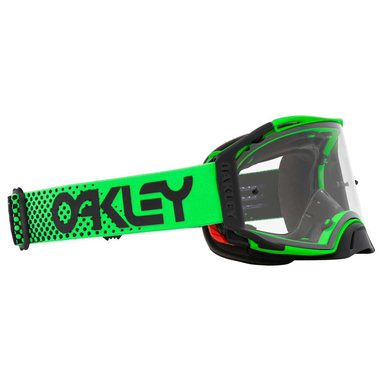 Oakley Airbrake MX Goggle (Moto Green) Clear Lens