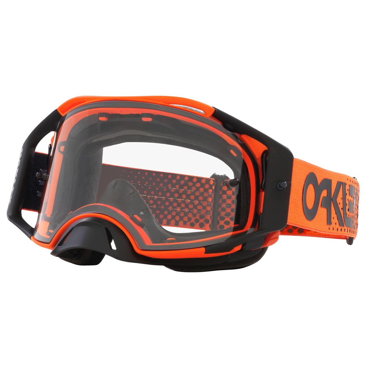 Oakley Airbrake MX Goggle (Moto Orange) Clear Lens