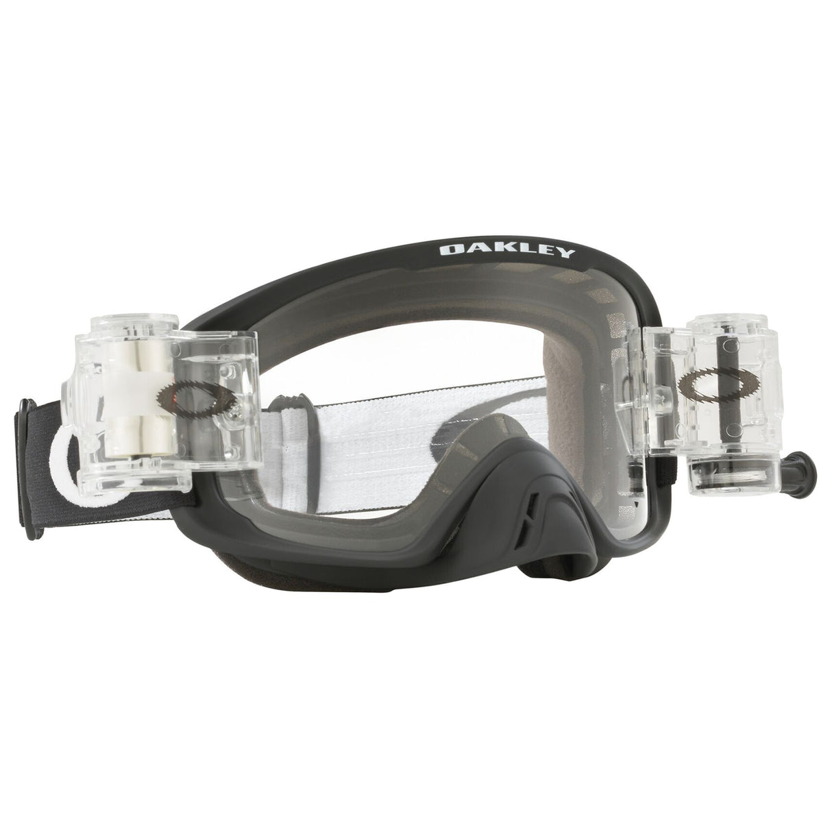 Oakley O Frame 2.0 Pro MX Goggle (Race Ready Matte Black) Clear Lens Inc Roll Offs