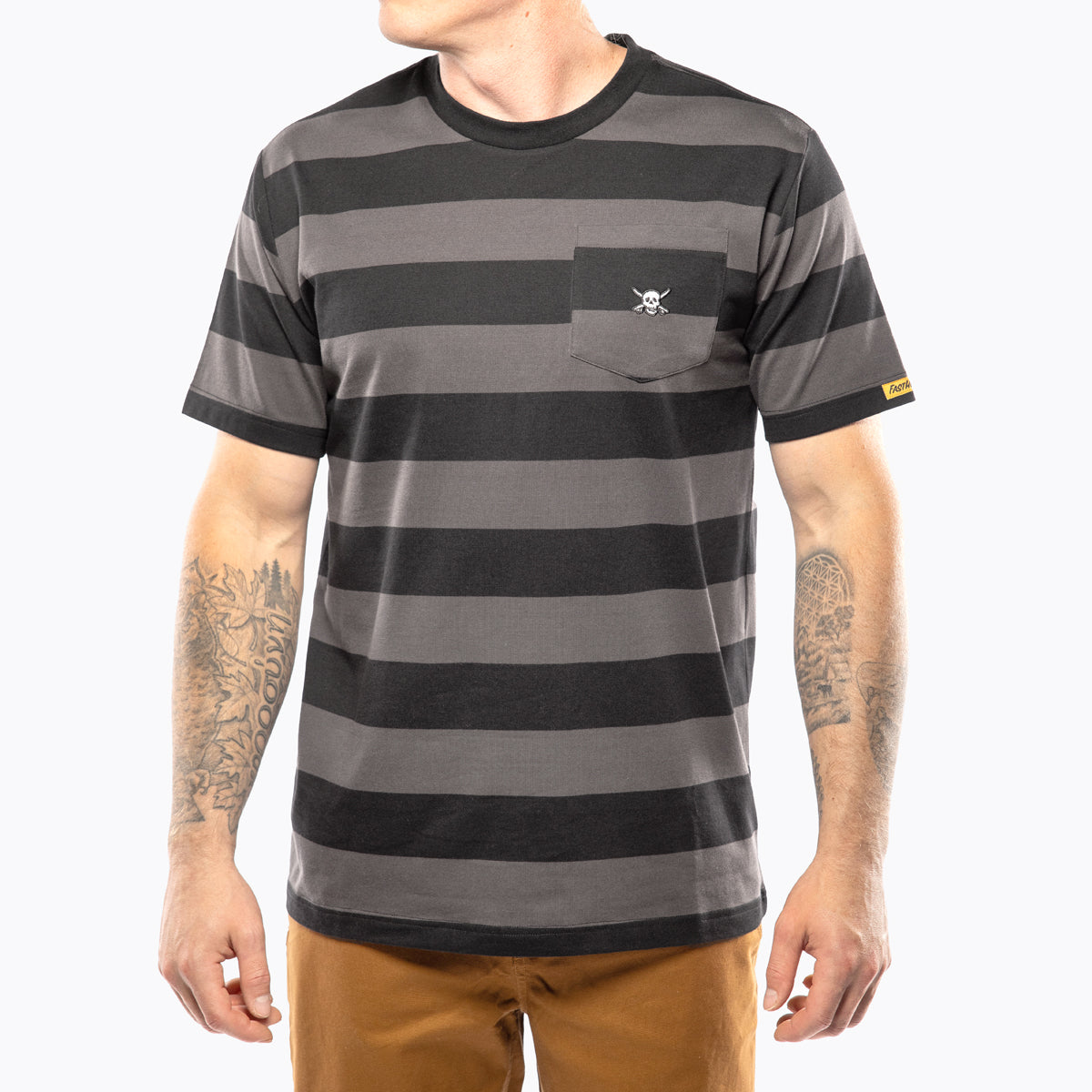 Fasthouse Rufus Maglietta Tinta Filato - Nero