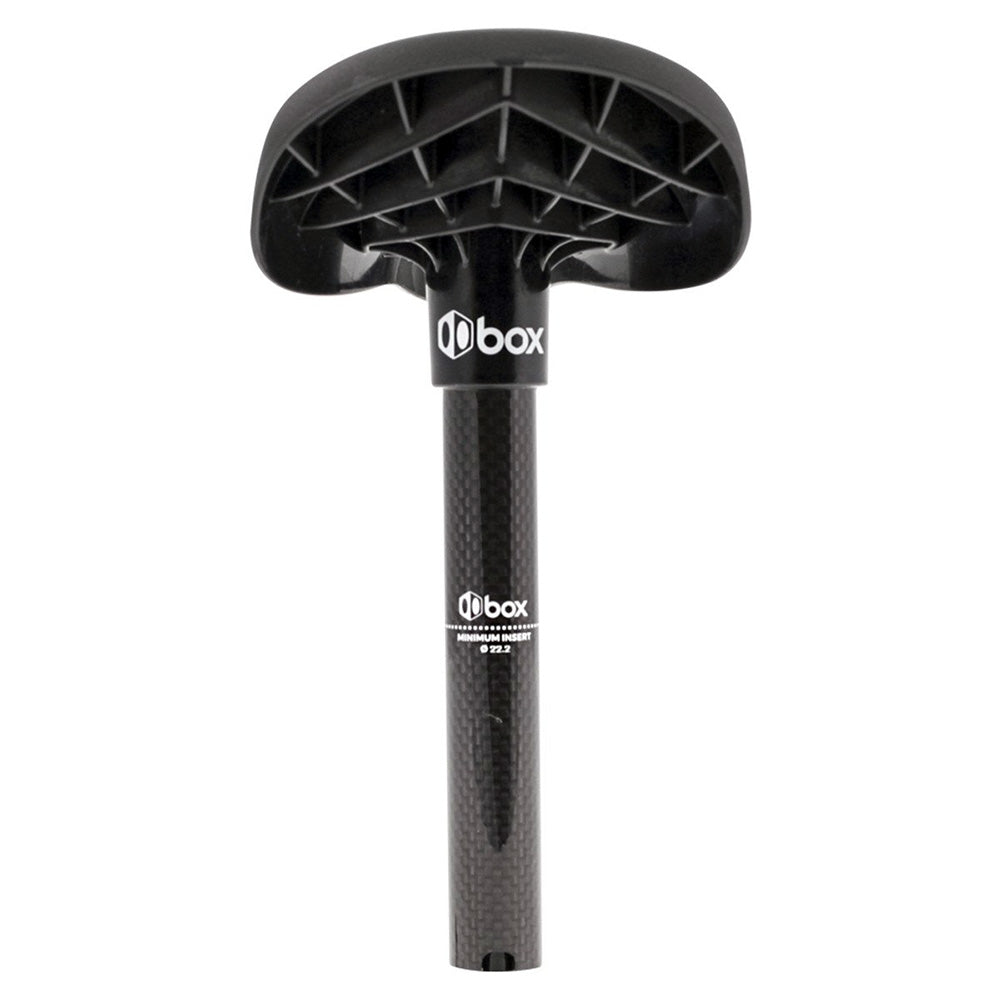 Sillín Box BMX Box One con tija de carbono - negro