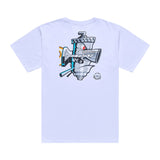 Troy Lee Designs Carb Club Kurzarm-T-Shirt Carb Club - Weiß