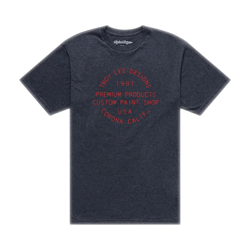 Troy Lee Designs Short Sleeve Tee Imprint Black Heather