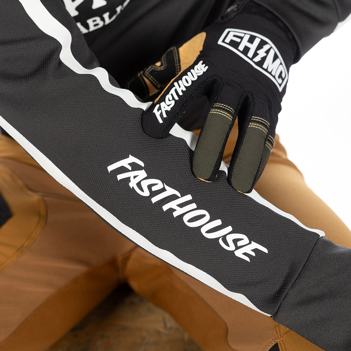 Camiseta Fasthouse Sanguaro De Nada - Negro Vintage