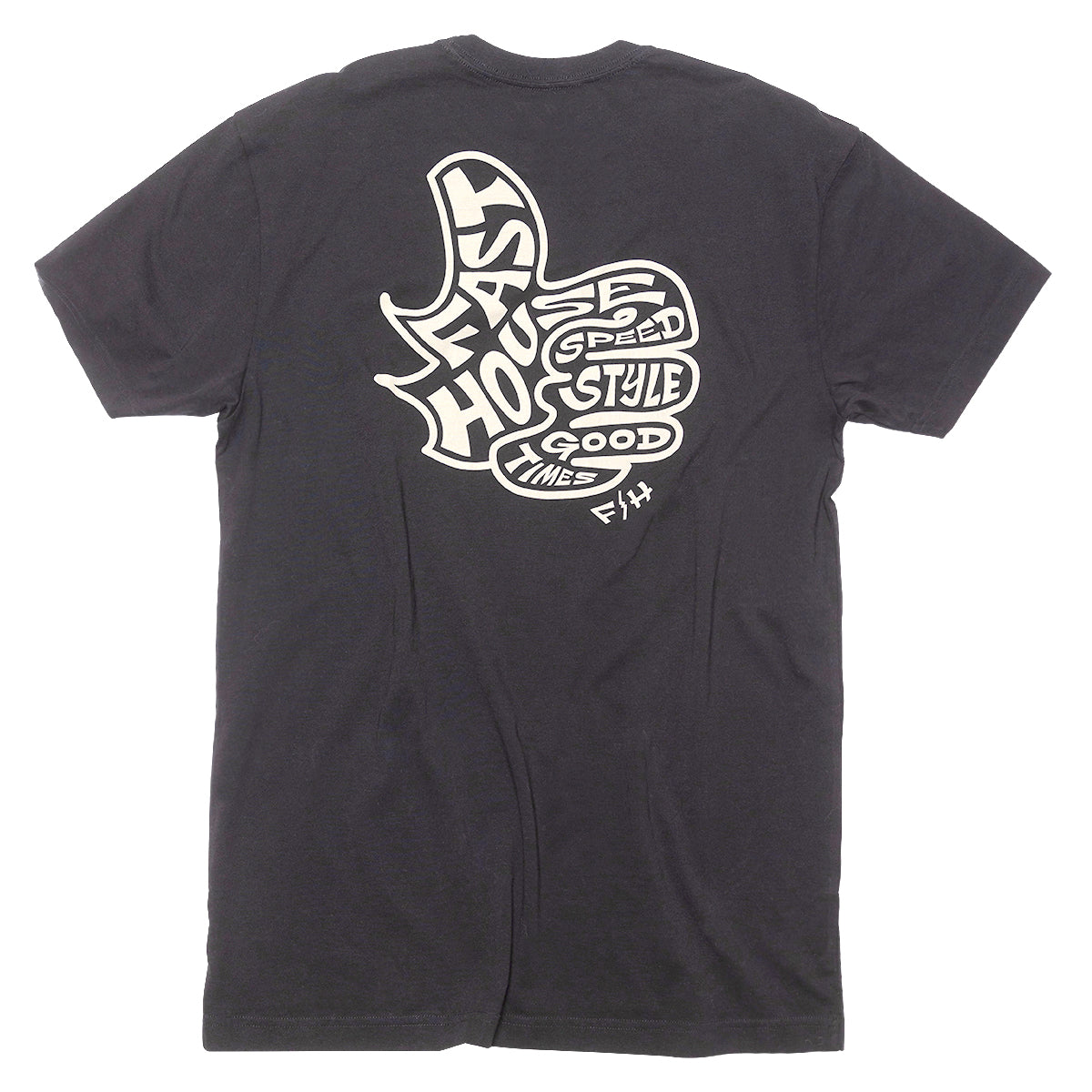 T-shirt Fasthouse Satisfaction - Nero