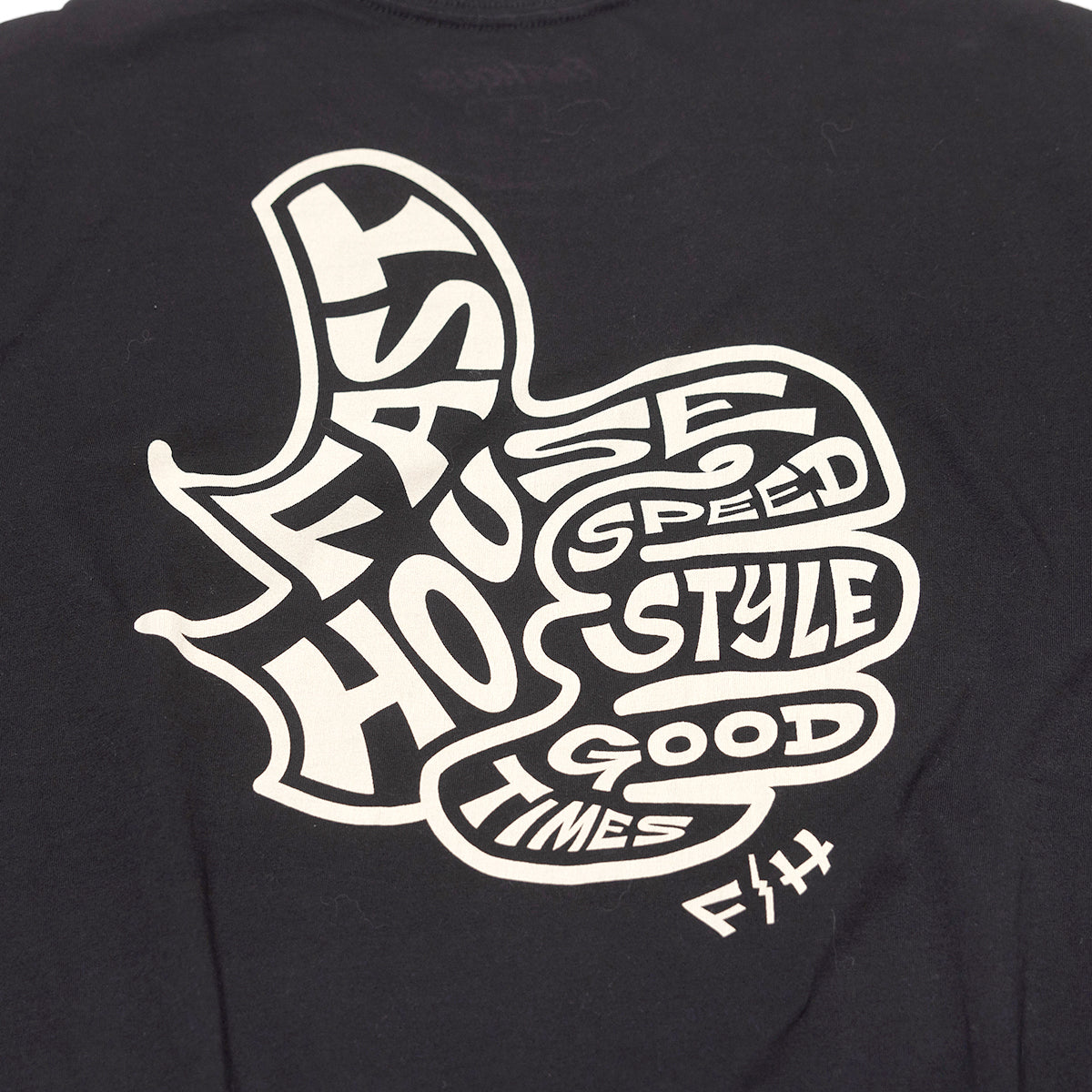 T-shirt Fasthouse Satisfaction - Nero