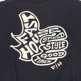 T-shirt Fasthouse Satisfaction - Nero