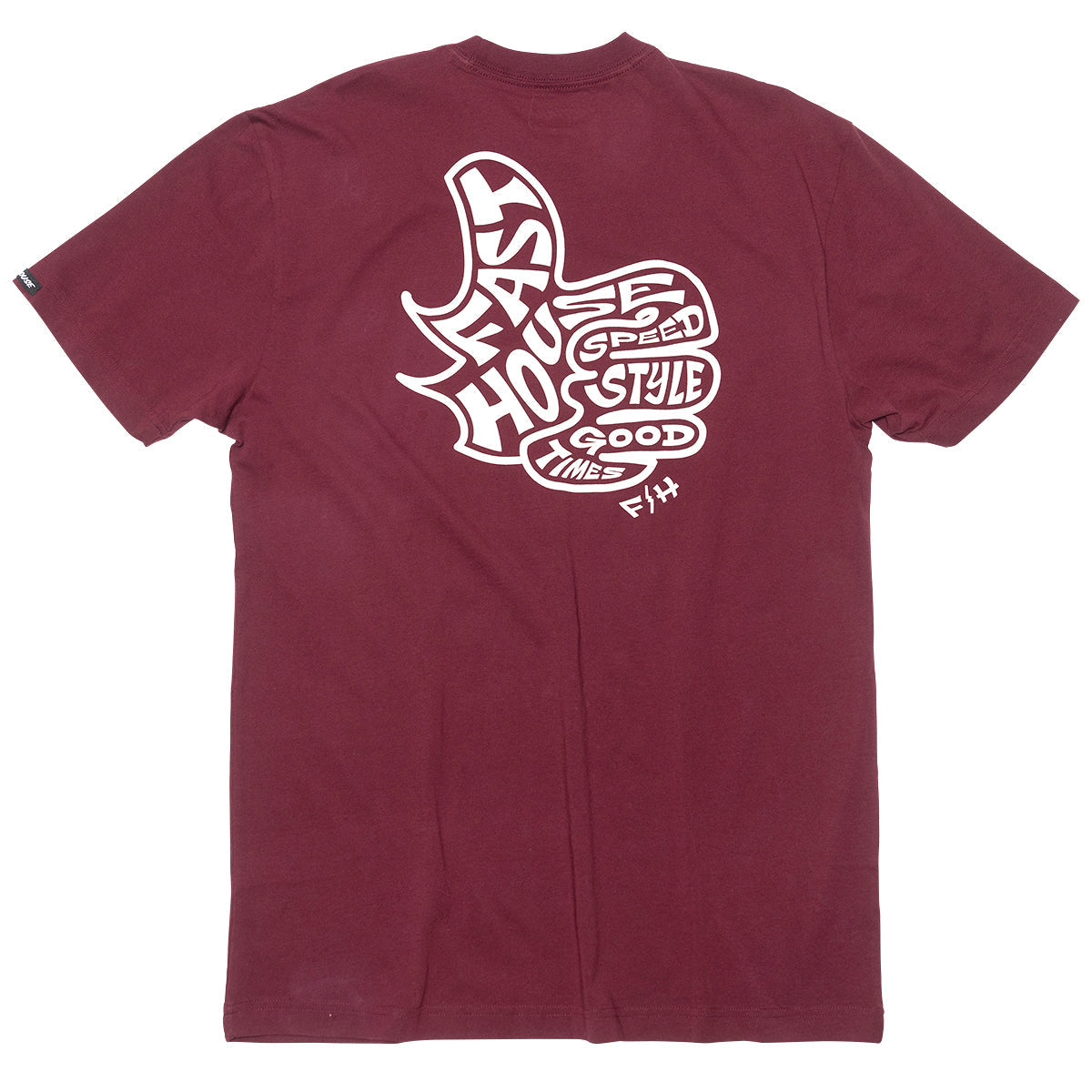 Camiseta Fasthouse Satisfaction - Granate